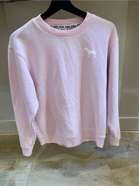 Victoria’s Secret PINK Yoga - Y2K Light Pink Crewneck Sweatshirt- Love Pink - XS